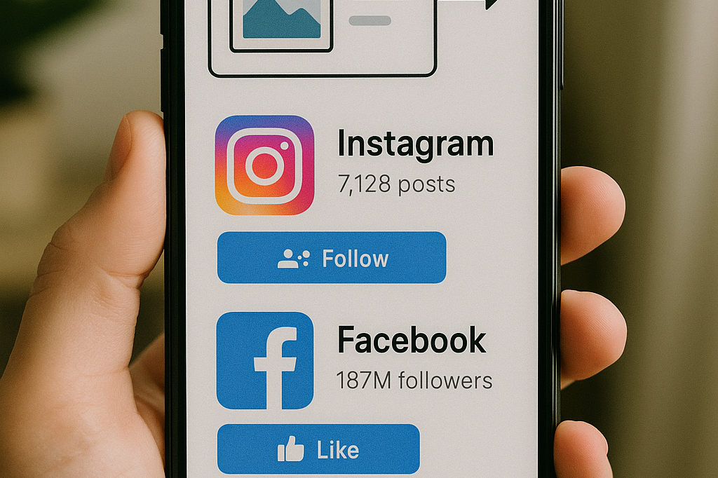 Cómo conectar tu web con Instagram y Facebook