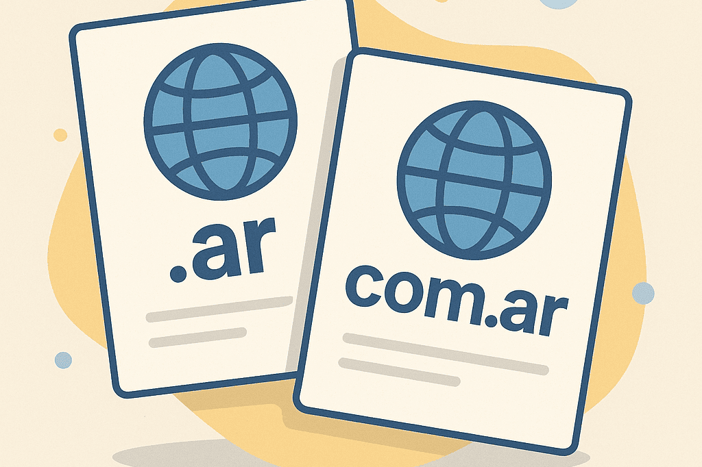 Diferencias entre .AR y .COM.AR (Guía 2025)