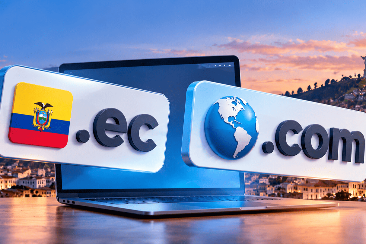 Dominio .ec o .com: ¿cuál conviene en Ecuador?