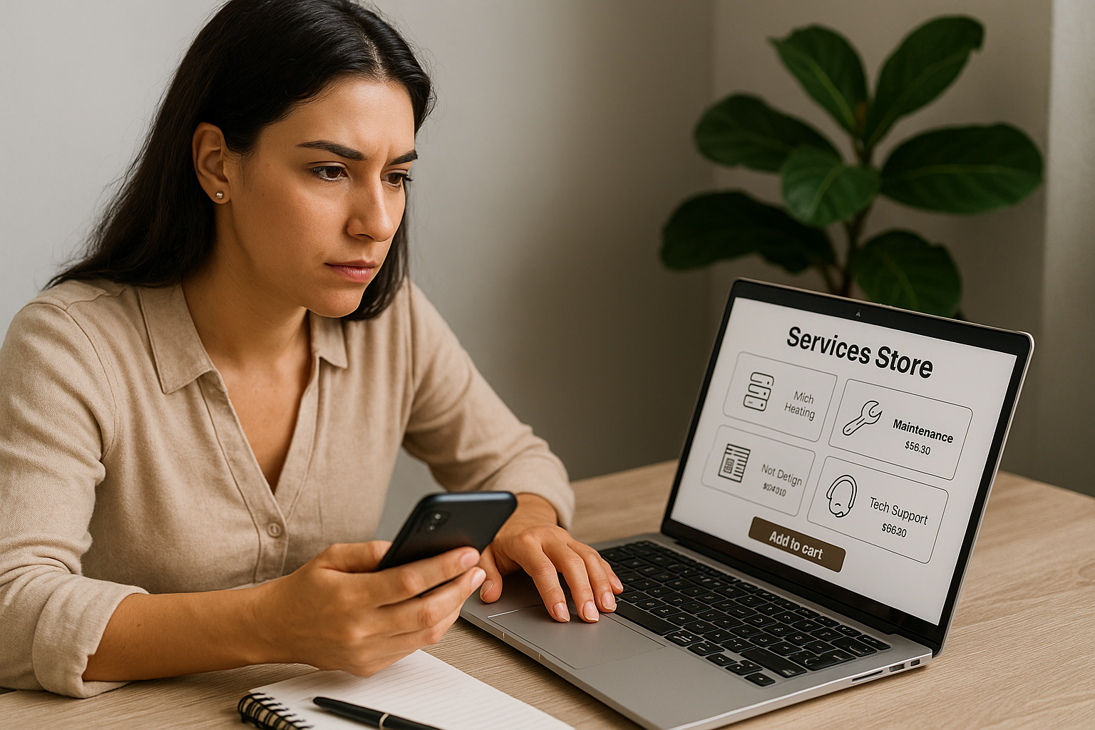 ¿Puedo vender servicios con una tienda online?