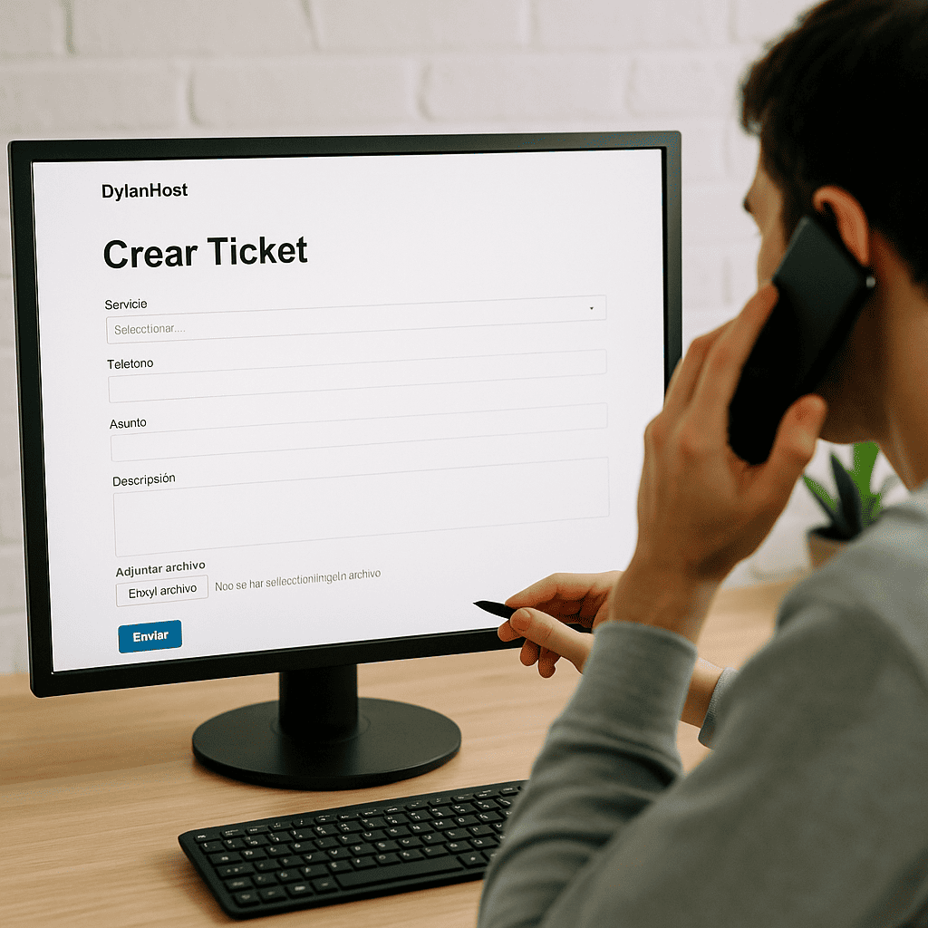Cómo solicitar ayuda al soporte de DylanHost