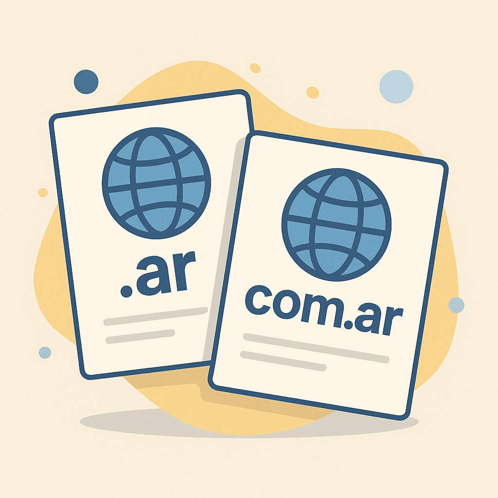 Diferencias entre .AR y .COM.AR (Guía 2025)