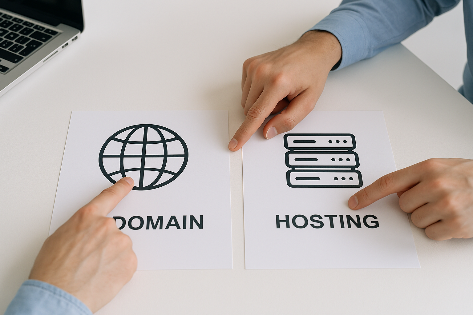 ¿Qué diferencia hay entre dominio y hosting?